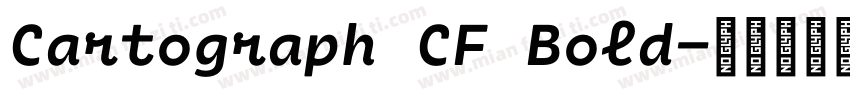 Cartograph CF Bold字体转换